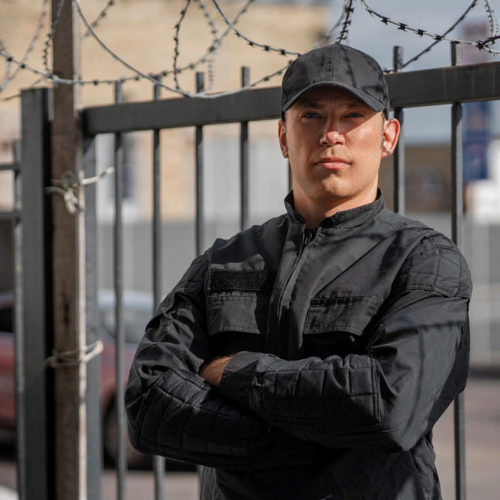 Werksschutz beginnt am Eingang_